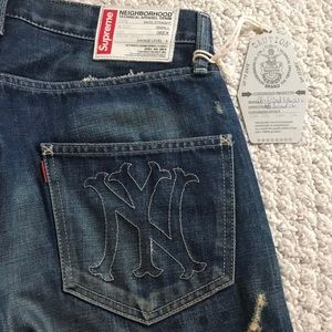< SOLD > Supreme x Neighborhood Savage Lv 4 Jeans